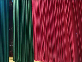 助力教育領域舞臺建設，推動校園文化發(fā)展！星海中學報告廳舞臺阻燃幕布建設項目